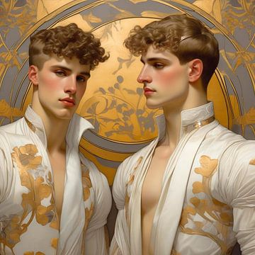 Photoshoot des danseurs des Ballets Russes