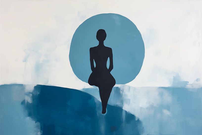 Sitting for the Moon by Caroline Guerain