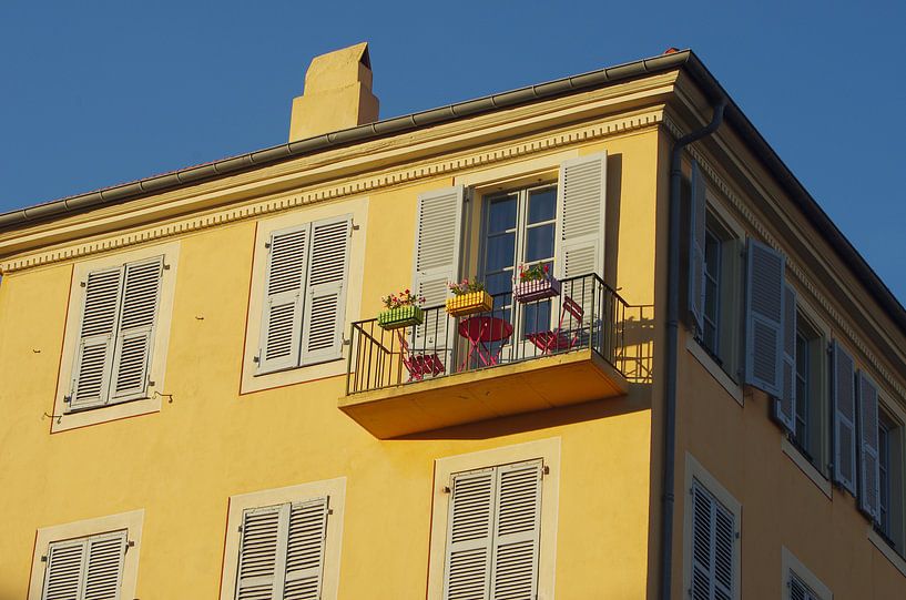 Balkon in Nizza von Romuald van Velde
