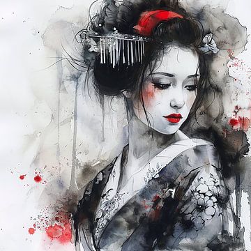 Geisha, Woman van Hetty Lamboo