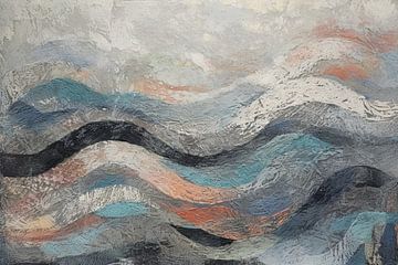 Abstract golven van Bert Nijholt