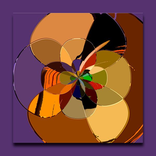 Digitale Rosette par Roswitha Lorz