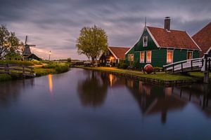 Die Zaanse Schans bei Nacht