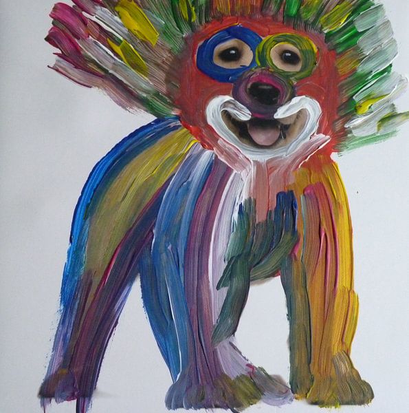 Colored Doggy von Jose Beumers