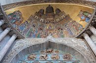 Mozaiek van Sint Marc Basiliek in Venetie, Italie van Joost Adriaanse thumbnail