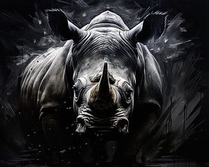 Nashorn Kunstwerk