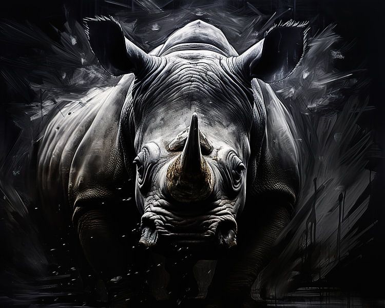 Œuvre d'art Rhinocéros par La collection ARTEO