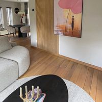 Photo de nos clients: Japandi, Nénuphar rose et or II par Caroline Guerain, sur ArtFrame