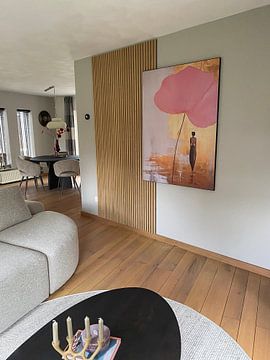 Photo de nos clients: Japandi, Nénuphar rose et or II