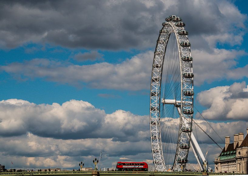 Londen Eye van Annette van Dijk-Leek