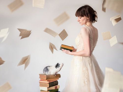 The Tale Whisperer / Cavia meisje boeken lezen