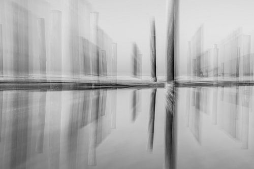 à la plage sur Elly van Veen