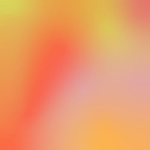 Retro jaren 70 neon kunst. Abstract verloop in geel, oranje, roze.