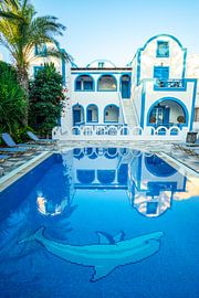 Santorini's play of colors by Leo Schindzielorz