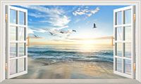 A breathtaking view of the sea