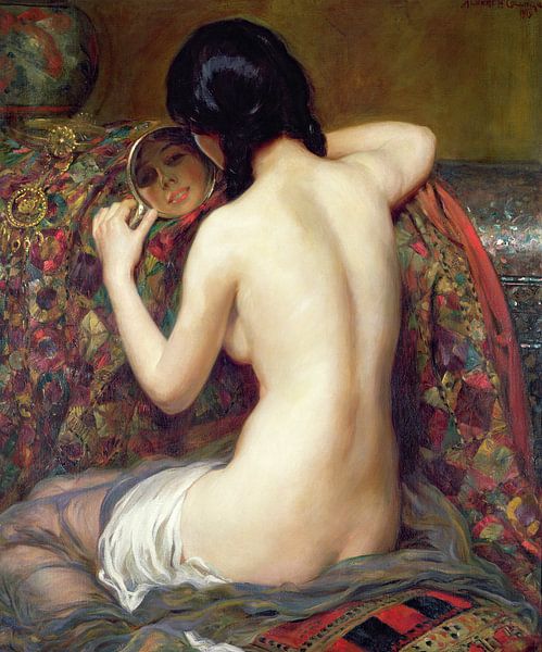 Albert Henry Collings,Een reflectie, 1919 van finemasterpiece