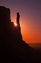 Sonnenaufgang im Monument Valley von Henk Meijer Photography Miniaturansicht