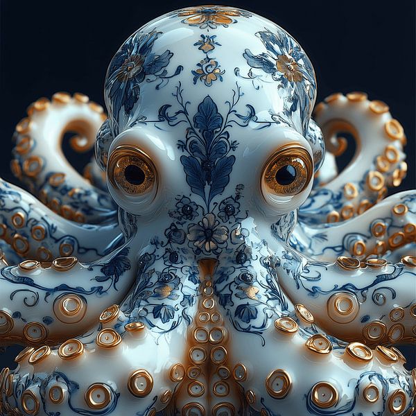 Porcelain animals by Ton Kuijpers