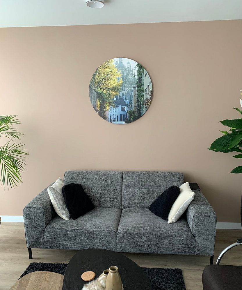 straatje Den Bosch, uitzicht op Sint Jans kerk  van Christel Smits 