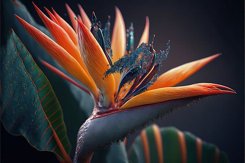 De Schoonheid van Strelitzia - Macro Bloem Kunst