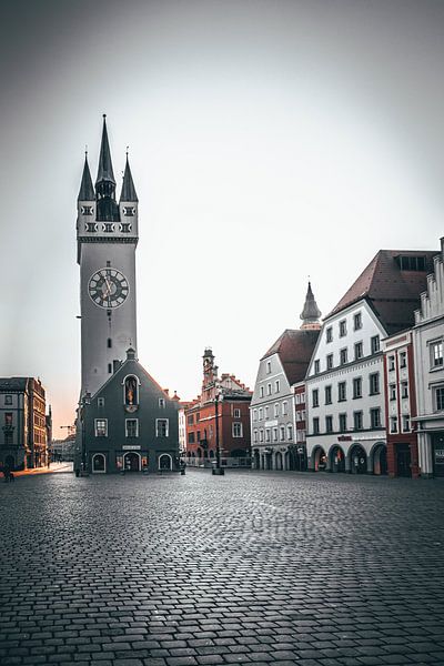Stad Straubing in Neder-Beieren van Thilo Wagner