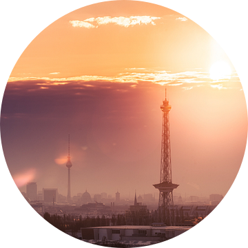 Zonsopgang in Berlijn