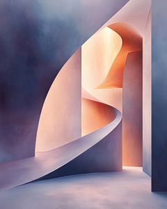 Moderne abstracte compositie