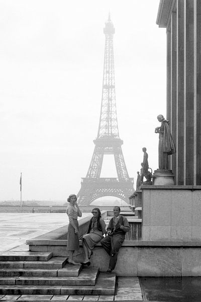 Paris Je T Aime Jaren 50 Van Timeview Vintage Images Op Canvas Behang En Meer