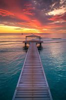 Sunset Pathway to Serenity