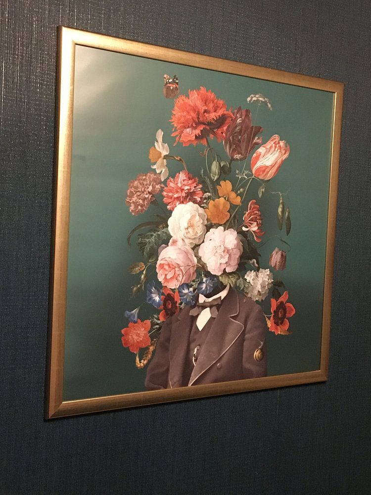Autoportrait avec des fleurs 3 par toon joosen