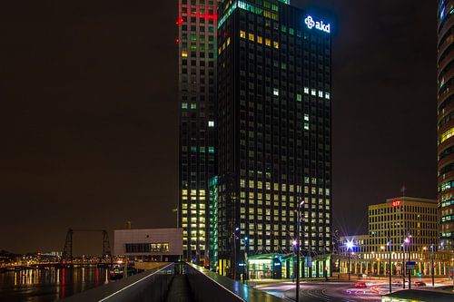 Rotterdam Maastoren nightview