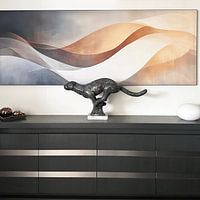 Klantfoto: Organische vormen van Modern Collection, als ArtFrame