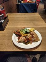 Een pizza punt bij de pizza hut Southampthon