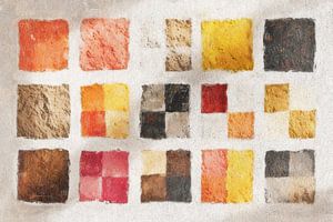 Herbst-Palette in Blöcken