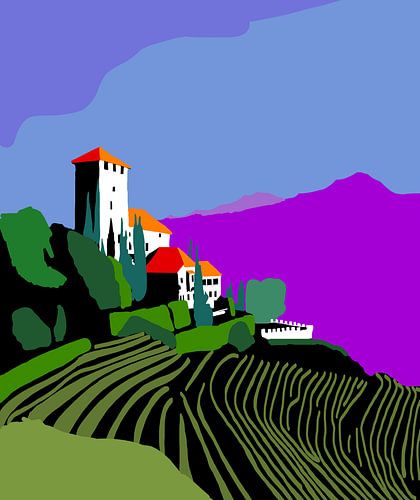 Chateau mit Weinberg in Tirol