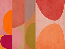 Warm, abstract geometry by Angel Estevez