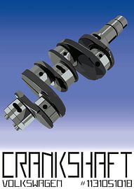 Volkswagen crankshaft 1131051018 version 3 by TAAIDesign