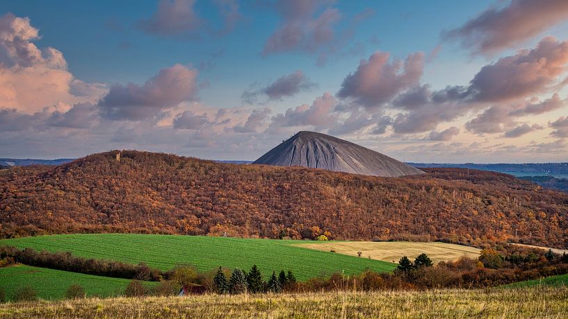 A view of the Moltkewarte, a lookout tower near Sangerhausen by Andreas Völkel