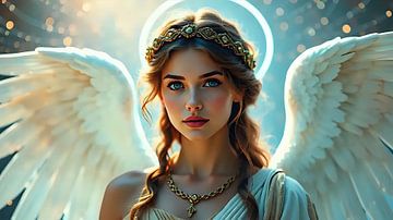 Morning golden angel by Jean Pierre