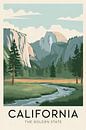 Californië Vintage Reisposter van Poster Art Shop thumbnail