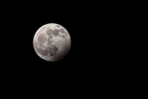 Unser Mond, ohne Umschweife von FotoSynthese