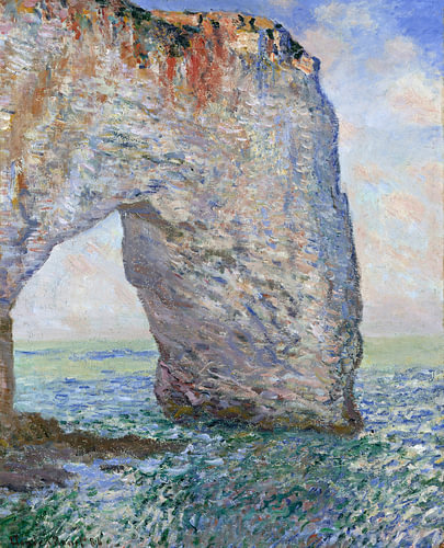 Das Manneporte in der Nähe von Etretat, Claude Monet