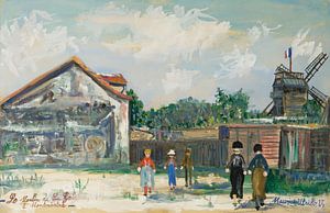 Maurice Utrillo, Die Moulin de la Galette in Montmartre
