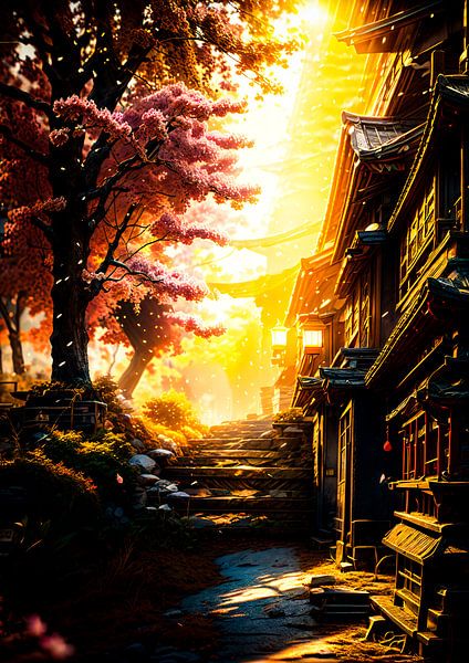 Sakura Cherry Blossom Japan by Ruzerin