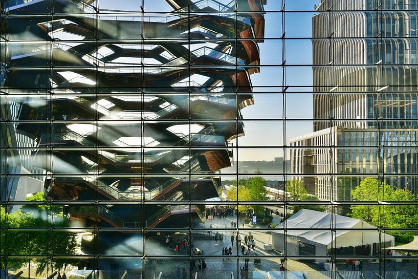 The Vessel, trappen, New York, Manhattan van Snellink Photos