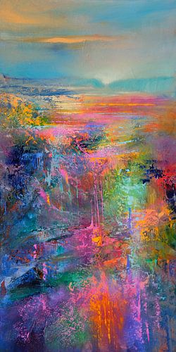 Echoes of the pink waterfalls by Annette Schmucker