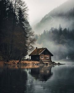 Mystische Herbststimmung in den Bergen