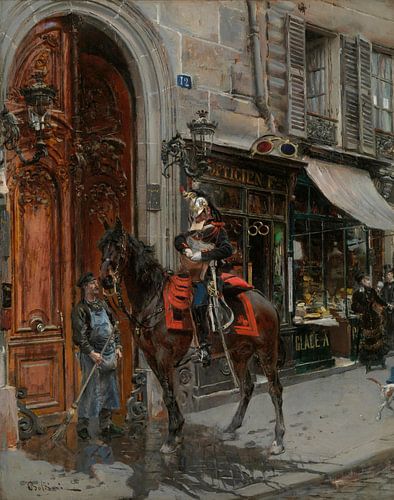 The Dispatch-Bearer, Giovanni Boldini