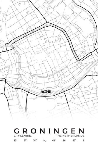 City map of Groningen