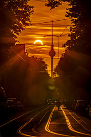 Sonnenfinsternis 2026 Fernsehturm Berlin von Salke Hartung